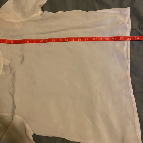 Anna and Frank Cream Vintage Tunic Blouse with Shoulder Pads - Picture 10 of 10